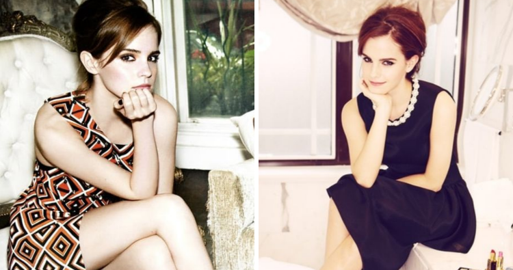 “Vintage Glamour: Emma Watson’s Timeless Beauty Illuminated in a Palette of Classics”